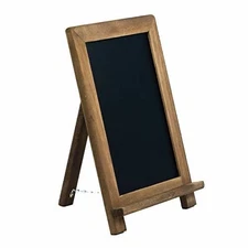 Rustic Wooden Framed Standing Chalkboard Sign with Non-Porous Magnetic