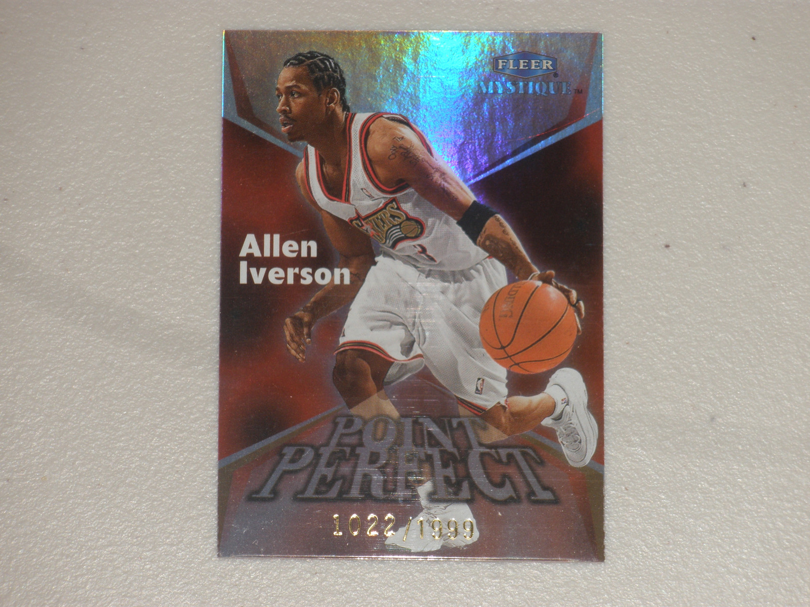 1999-2000 Fleer Mystique Point Perfect #6 Allen Iverson /1999