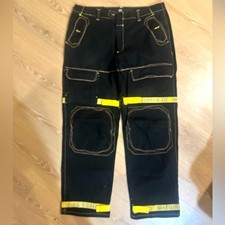 vintage 90s Marith   Fran ois Girbaud black shuttle tape cargo pants. Size 40