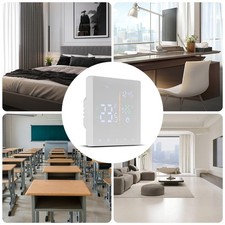 Smart Thermostat Full Touch Manual Automatic Mode Programmable Digital Temperat