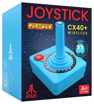 Pac-Man CX40+ Joystick Blue kabellos wireless Retro Controller Retro Zubehör