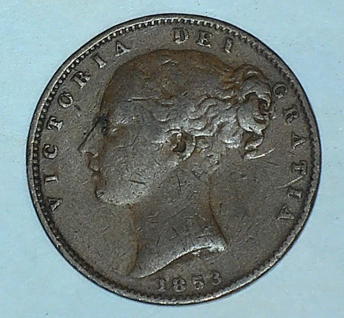 1853 Victoria Farthing — photo from the most recent tracked eBay sale