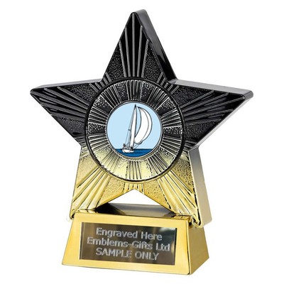 Sailing Yachting Award (St7) 140mm Star Trophy Engraved Free