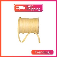 Reliant Ribbon Paper Raffia Ribbon, 1/4 Inch X 100 Yards, Natural