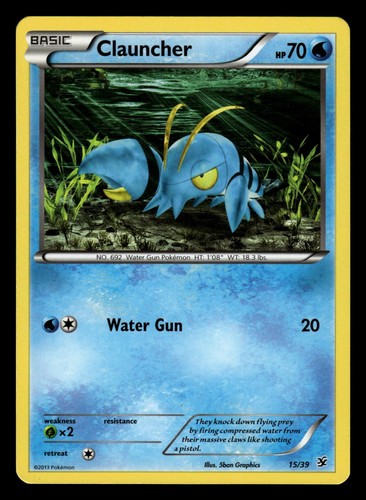 Clauncher - Kalos Starter Set 15/39 - MP - Pokemon