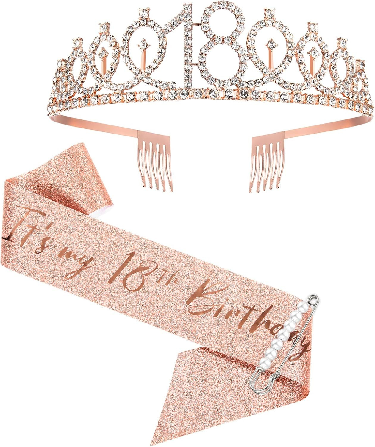 18 Ювелирный шарфик и тиара Розовое золото Ювелирный шарфик Krone 18 и F 4390₽