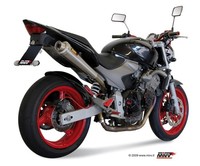 SchalldäMpfer Mivv X-Cone Edelstahl GebüRstet Honda CB600F Hornet