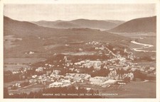 Braemar und der Winding Dee von Craig Choinneach Aberdeenshire Schottland Postwagen