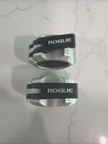 Rogue Fitness USA Aluminum Collars Silver