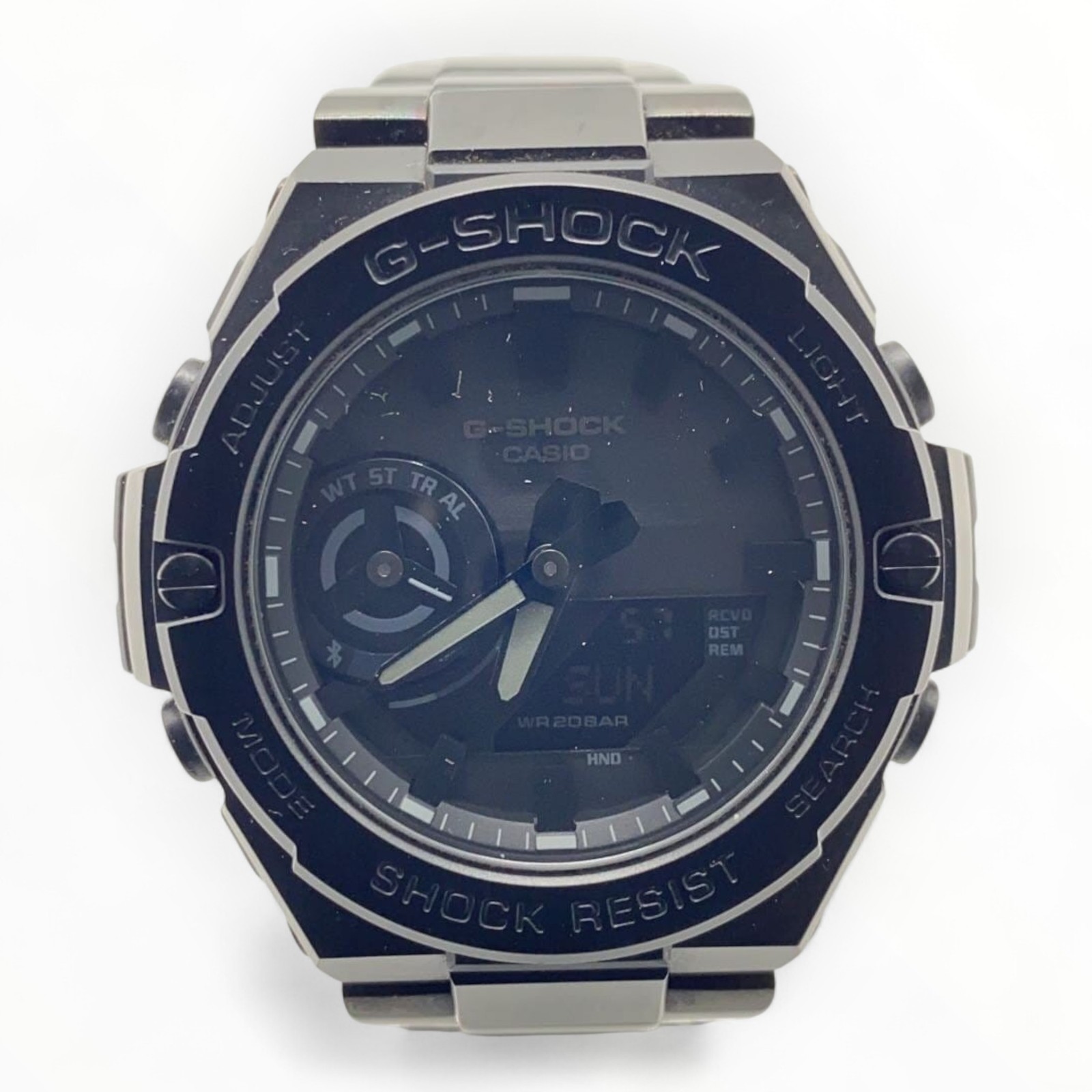 CASIO Solar Ana-Digi Black Mens Watch 1.57 x 1.77 Inch 4631 Model