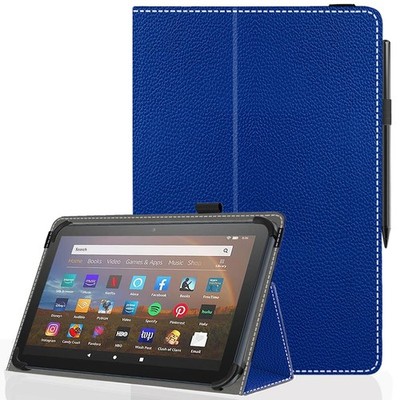 Pudiceva 11 12 Inch Android Tablet Case,Slim Folding Stand 11-12, Royal Blue 