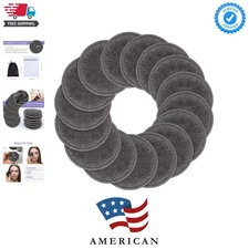 16 Pack Microfiber Reusable Makeup Remover Pads - Eco-Friendly & Portable