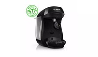 Tassimo Bosch Happy Pod Coffee Machine Black Compact Intellibrew Capsule UK