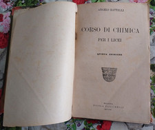 Corso di chimica per i licei 1920 Angelo Battelli