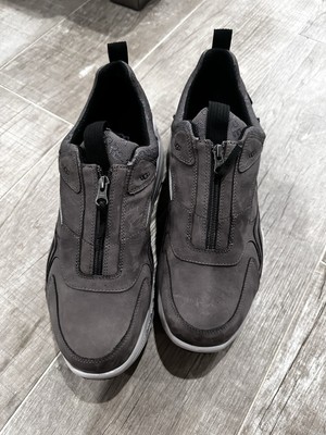 UGG Zip Up Gore-Tex Waterproof Shoes Grey Leather Mens Size 14