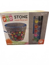 Mindware Peignez votre propre pierre : kit artisanal pot de fleurs en mosaïque 2018
