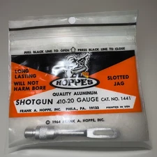 Hoppe’s Slotted Jag For Shotgun 410-20 Gauge. Quality Aluminum