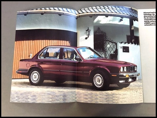1986 BMW 3-Series 325 325e 325es 30-page Vintage Car Sales Brochure Catalog - Image 3 of 4