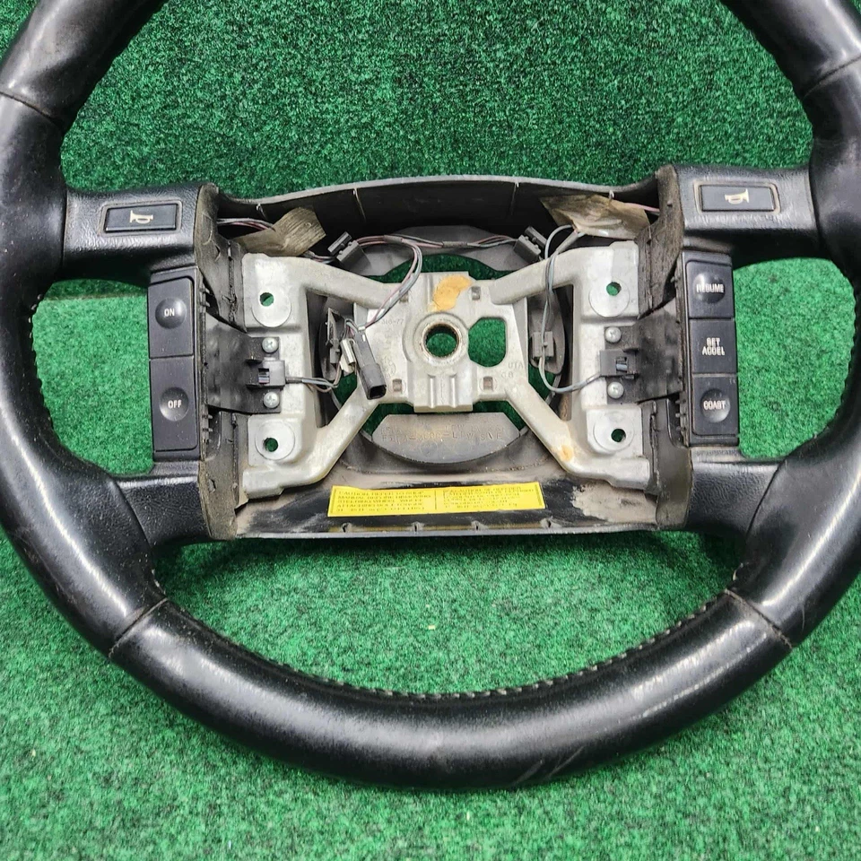 92 93 94 95 96 Volante Ford F150 F250 F350 cuero negro OEM Foto 2 de 4