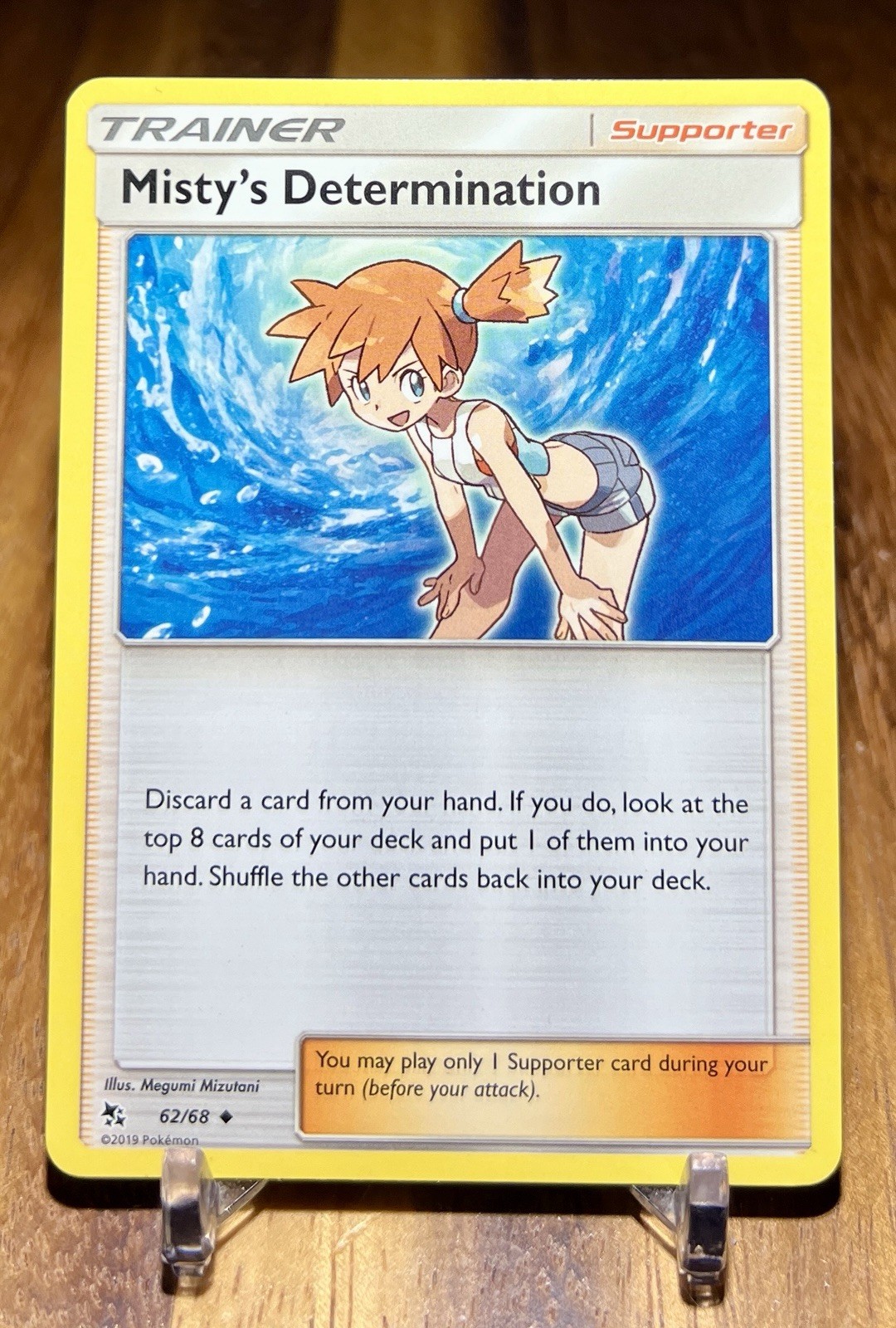 Misty's Determination 62/68 Uncommon Hidden Fates Pokemon Near Mint