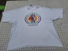 Made In USA T Shirt Mens XL Wild Horse Saloon Nashville Graphic Boxy Cut White
