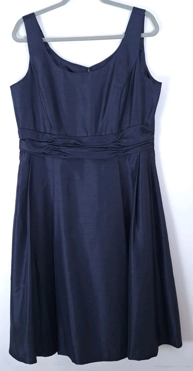 sachin and babi light blue dress 100% silk coldwater creek main image 0
