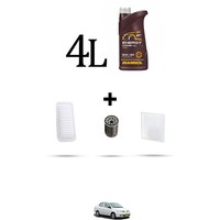 Hoffcar Wartungskit 3 Filter Und 4L ÖL FüR Toyota Echo 1.5 78KW Ab 1999