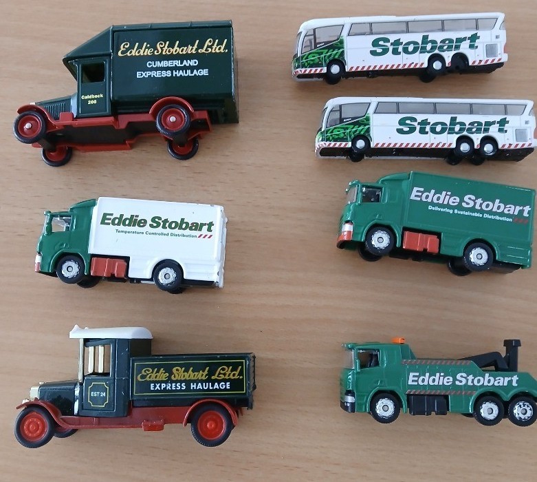 Curated visual reference: Gallery Detail: Eddie Stobart Bundle Of 7 Lorries And Buses Cg T26