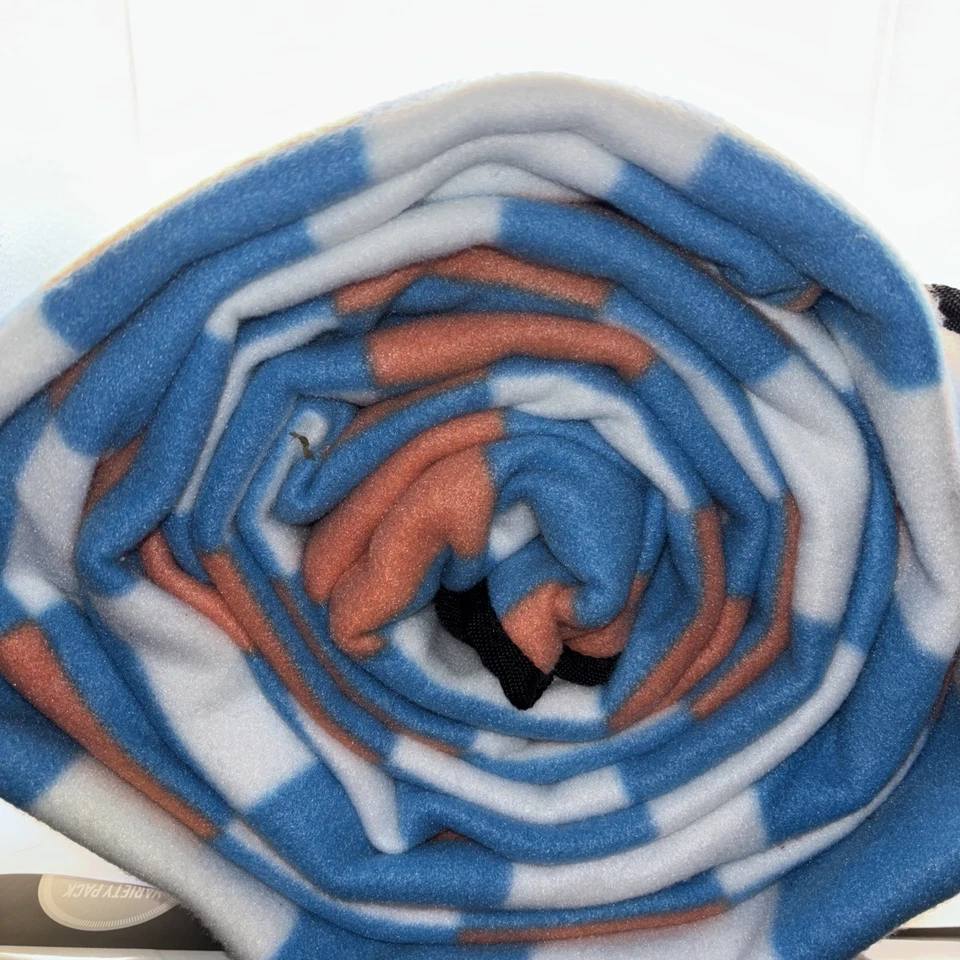 Ozark Trail Water Resistant Plaid-Pattern Fleece Camping Picnic Blanket, - Image 2 of 3