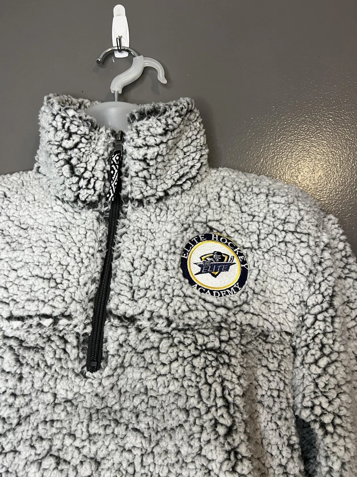 Boxercraft Sherpa Pullover Hombres Mediano Elite Hockey Academy Chaqueta Polar 93 Foto 4 de 4