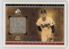 2002 SP Legendary Cuts SP Legendary Swatches Don Drysdale #S-DDr HOF 1oz2
