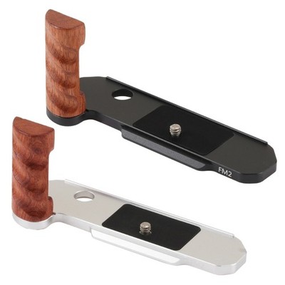 Aluminum Alloy Quick Release L Bracket Ergonomic Wooden Camera Hand Support