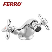 Ferro Zweigriff Bidetarmatur Mit Ablaufgarnitur Bad Wasserhahn Bidet - Retro XD6
