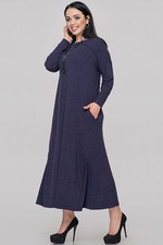 Blue over-size dress 2822.17