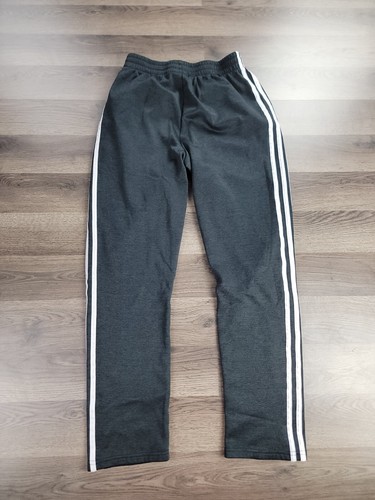 Adidas Pants Youth XL (18-20) Black 3 Stripes Joggers Sweatpants Athletic Active - Picture 2 of 12
