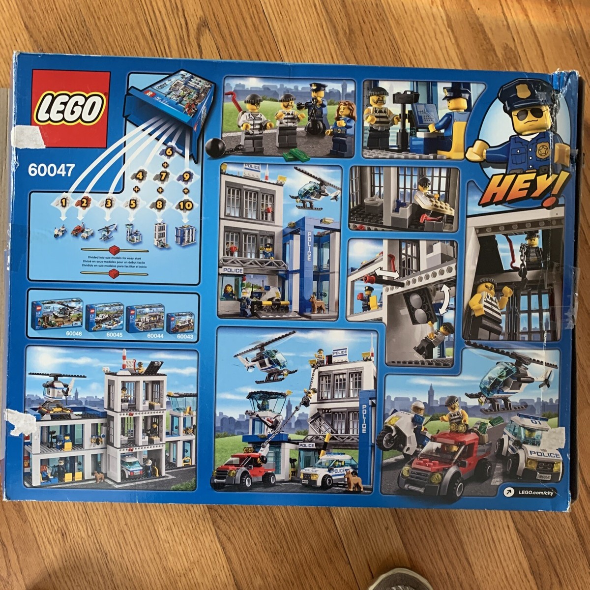 Lego Police City Lot 60047 Station Partially Opened And Some Were