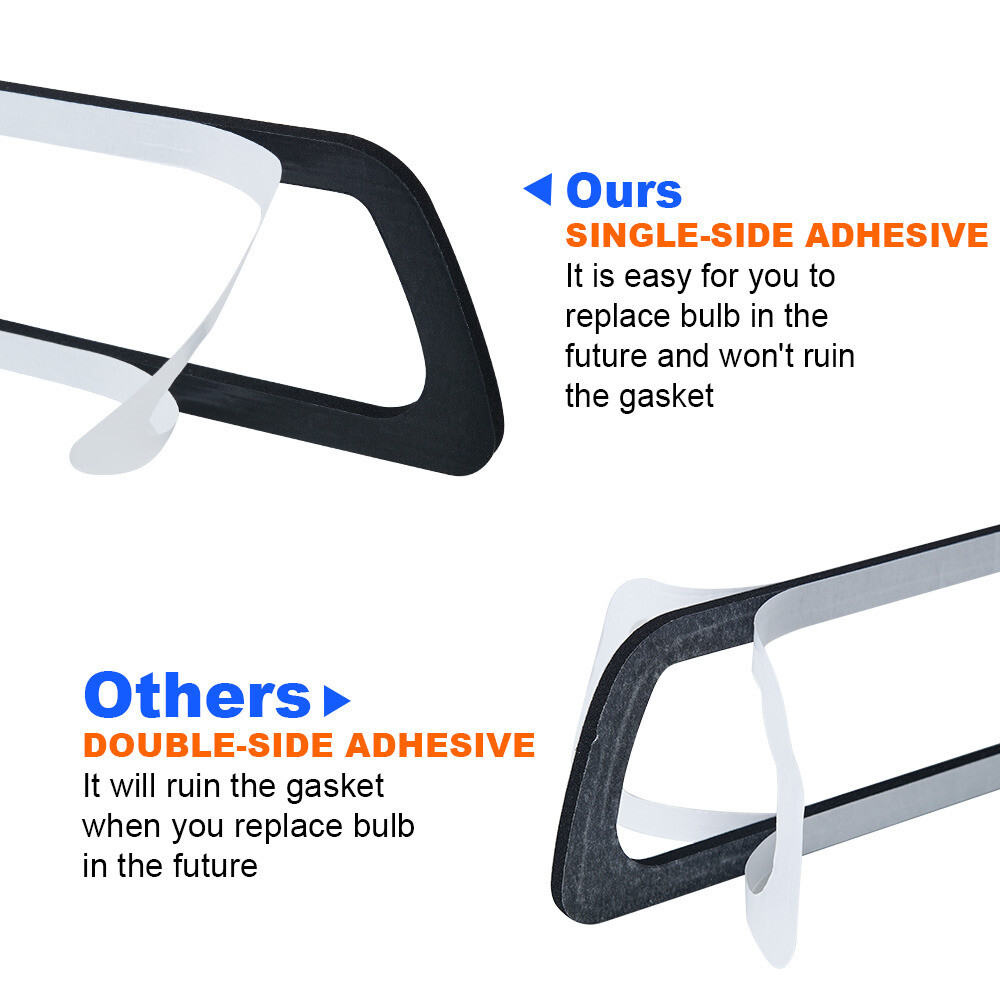 PIT66 Third Brake Light Gasket Seal, Compatible With 2009-2014 Ford F150 (Not Fit For Raptor) In | Whizz High Mount Stop Lights - Foto 11