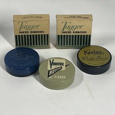 Vintage Royal Vertex Roytype, Park Ave, KeeLox, And Tagged Ink Ribbons 2/3 NOS thumbnail
