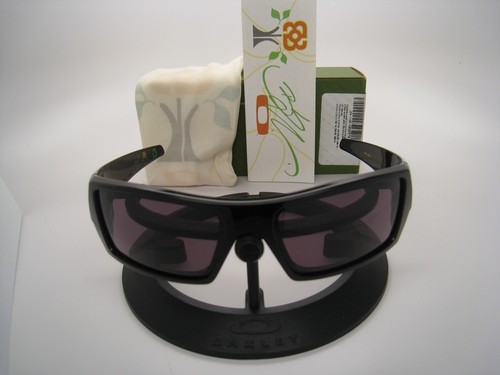 Oakley Lunettes de Soleil Limité Bob Burnquist Gascan Noir Poli Gris 24-146 - Photo 4 sur 4