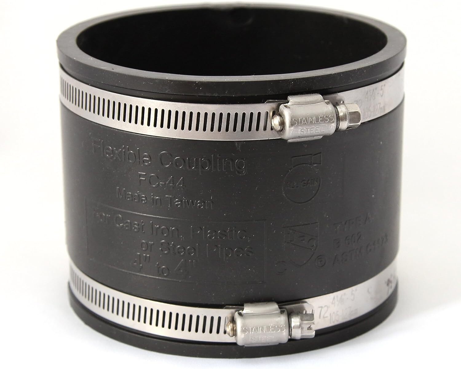 Flexible Clay To Plastic Cast Iron Adaptors Flexi Couplers Underground