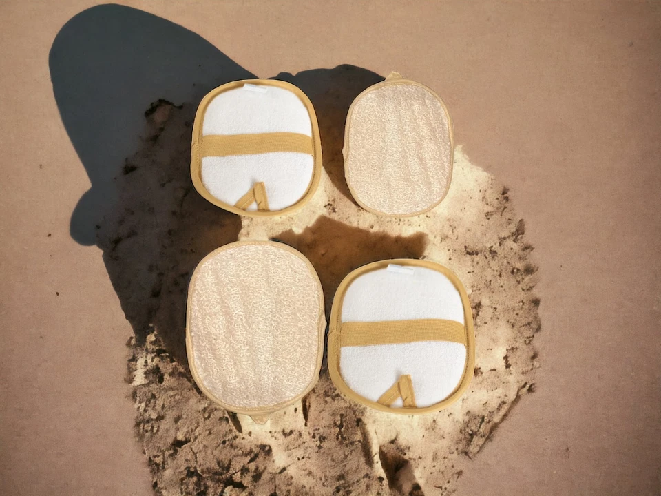 4xEgy. Esponja exfoliante corporal esponja exfoliante cepillo para sofá lufa natural Foto 3 de 4