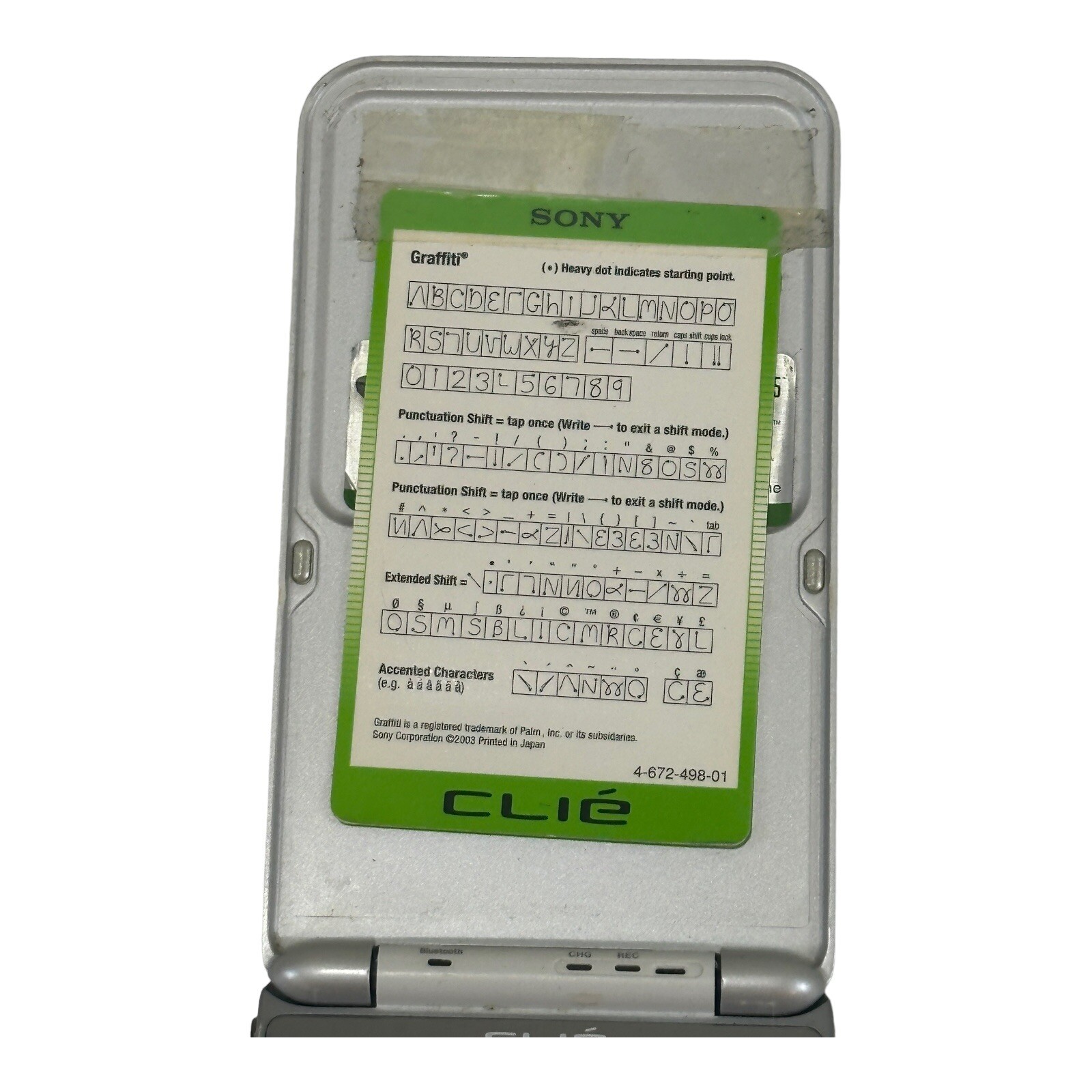 Sony CLIÉ PEGTG50/U Palm OS 5.0 Handheld PDA (NO CHARGER/UNTESTED eBay