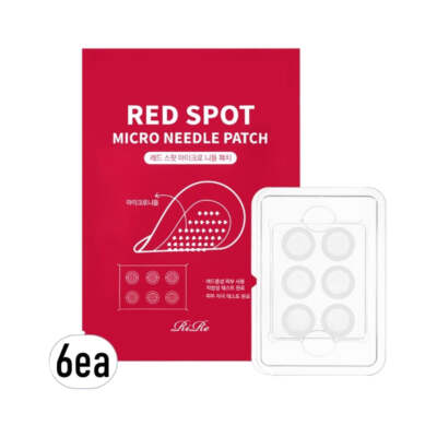 RiRe Red Spot Micro Needle Patch 14mm*6ea - FREE SHIPPING