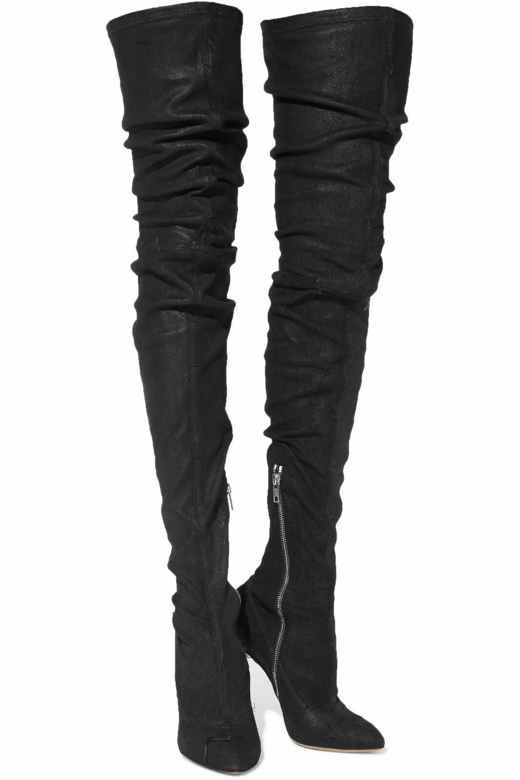 MAISON MARGIELA Stretch Suede Crotch High OTK Thigh Boots  37  38 or 38.5