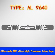 200pcs RFID UHF Passive Smart Label Tag Sticker Antenna Alien 9640 H3