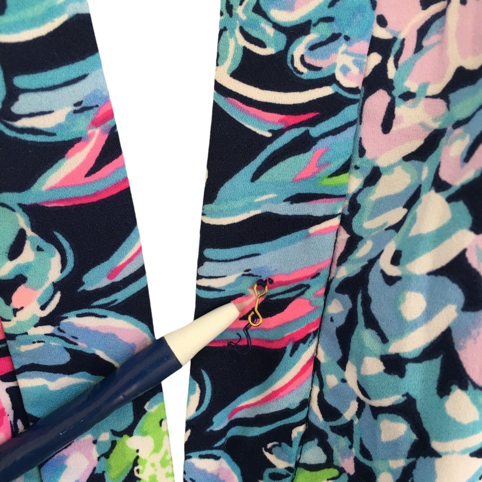 Lilly Pulitzer Winona Stretch Dress No Size Tag Fits L/XL Coastal