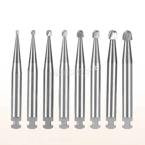 5 Kit AZDENT Dental Lab Tungsten Steel Round Burs RA 4 for Low Speed Handpiece - Picture 3 of 12