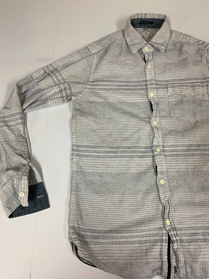 Native Code Mens Shirt Small white button down the impeccable fit - Image 3 of 4