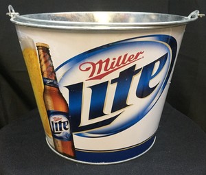 miller lite ice bucket