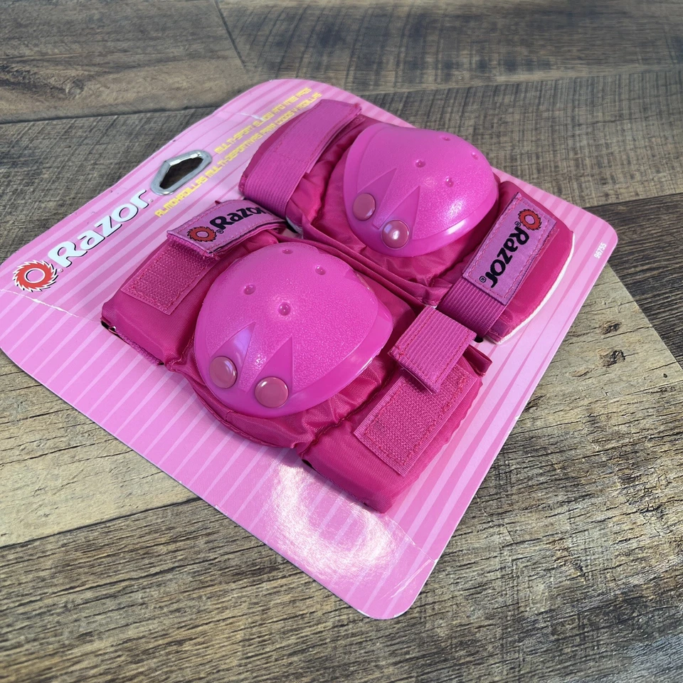 Rodilleras de codo multideporte Razor rosa 5+ nuevas Foto 4 de 4